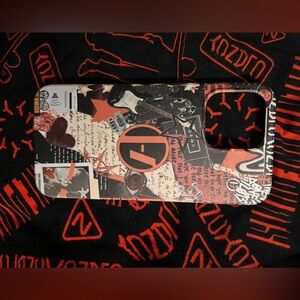 NWOT Stylish Black and Red Twenty One Pilots Phone Case